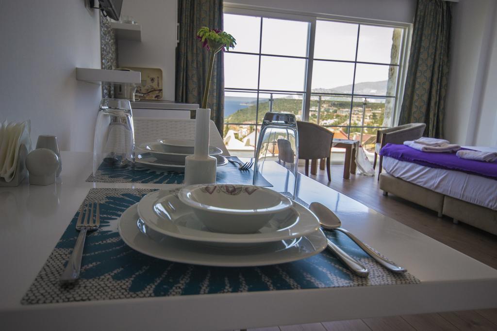 Kelebek Studio Apartments Kalkan Rum bild